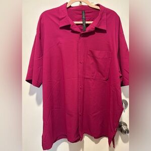 lululemon athletica Men's Fuchsia Button Down Shirt